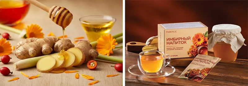 Имбирный напиток с медом
