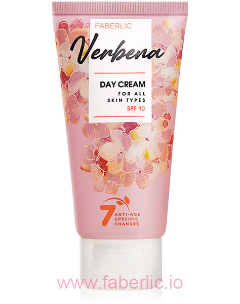 Новинка от Faberlic дневной крем с spf-10 Вербена